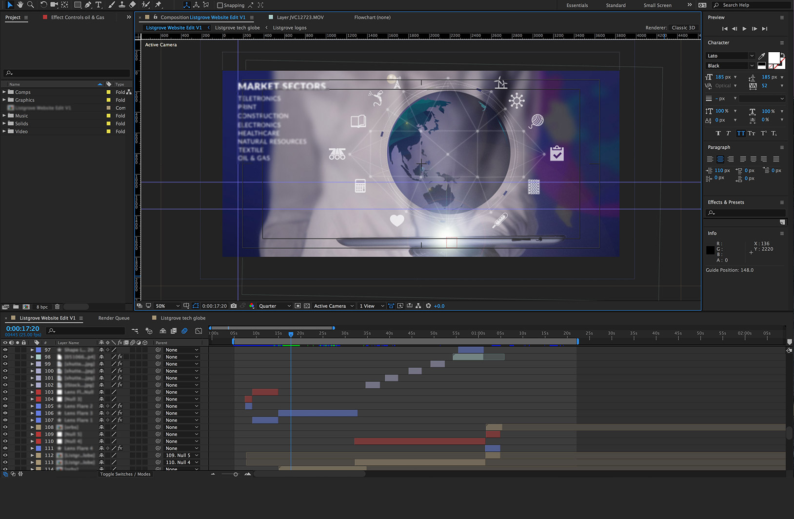 Animation and motion graphics